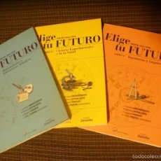 Libros de segunda mano: ELIGE TU FUTURO.TRES EDICIONES DEL 2004-2005.LA 2, 3 Y 4.DELOITTE.