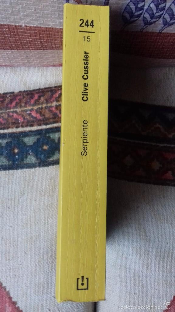 Libros de segunda mano: Serpiente, Clive Cussler - Foto 3