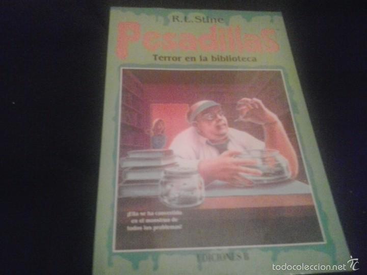 Libros de segunda mano: R. L. STINE - PESADILLAS. TERROR EN LA BIBLIOTECA - Foto 1