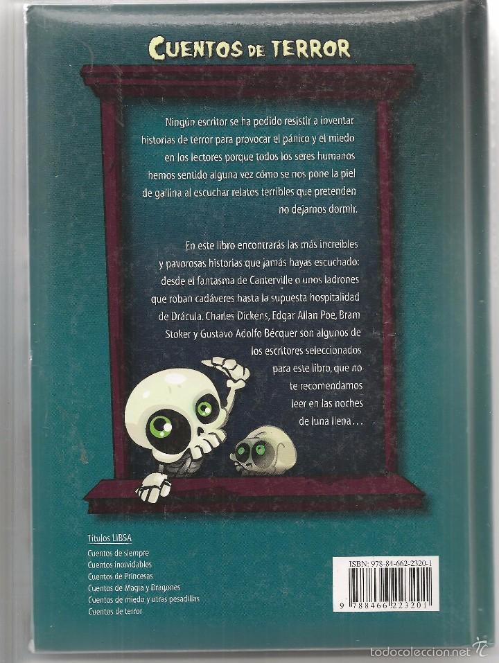 Libros de segunda mano: CUENTOS DE TERROR. EDITORIAL LIBSA. 2011. (Z14) - Foto 2