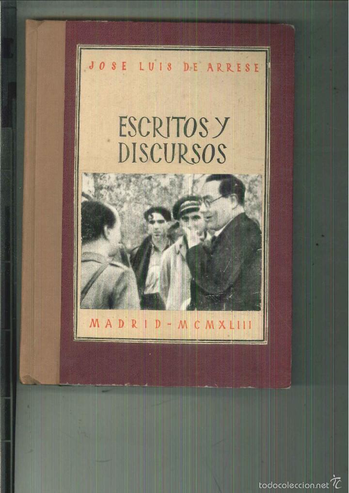 Libros de segunda mano: ESCRITOS Y DISCURSOS. Jos&eacute; Luis de Arrese - Foto 1