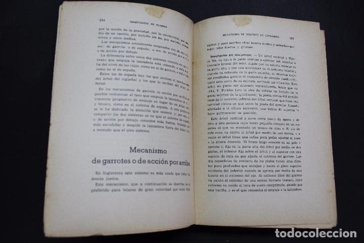 Libros de segunda mano: L- 3978. MAQUINARIA DE TEJIDOS, THOMAS FOX. 3&ordf; EDICION, 1952. - Foto 5