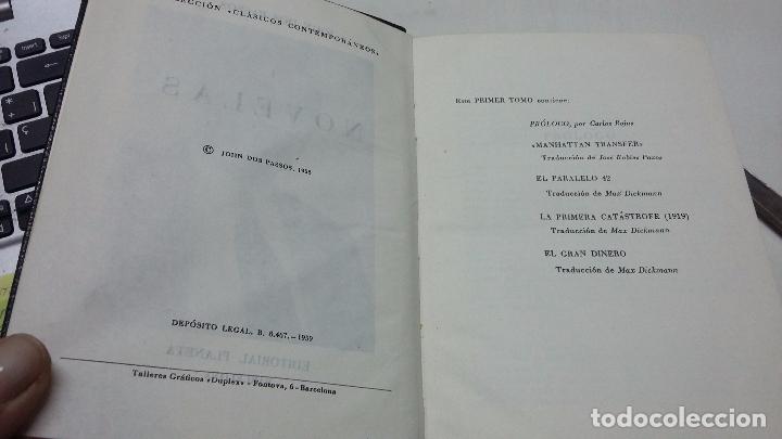 Libros de segunda mano: JOHN DOS PASSOS - NOVELAS I EDITORIAL PLANETA 1959 - Foto 4