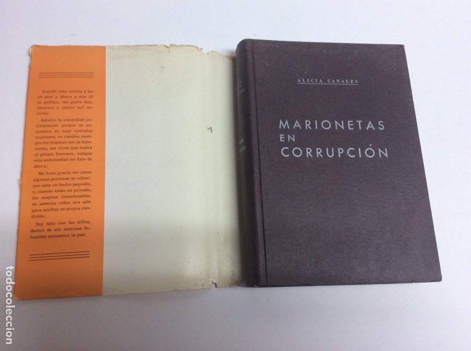 Libros de segunda mano: MARIONETAS EN CORRUPCI&Oacute;N / ALICIA CANALES - Foto 1