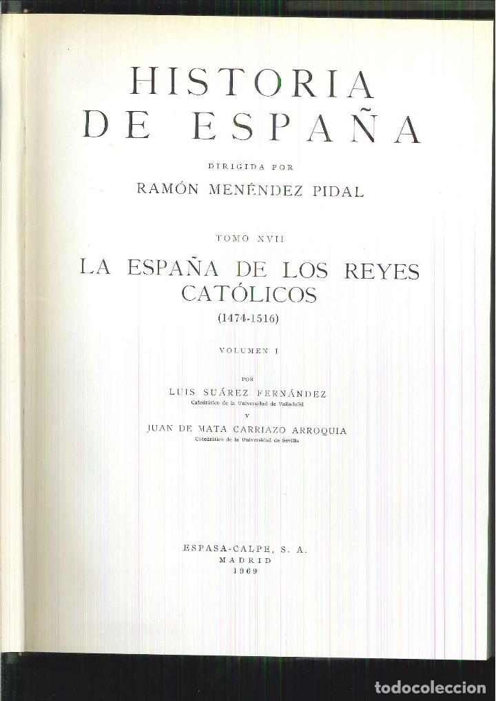 Second hand books: HISTORIA DE ESPA&Ntilde;A TOMO XVII VOLUMEN I y II. Ram&oacute;n Men&eacute;ndez Pidal