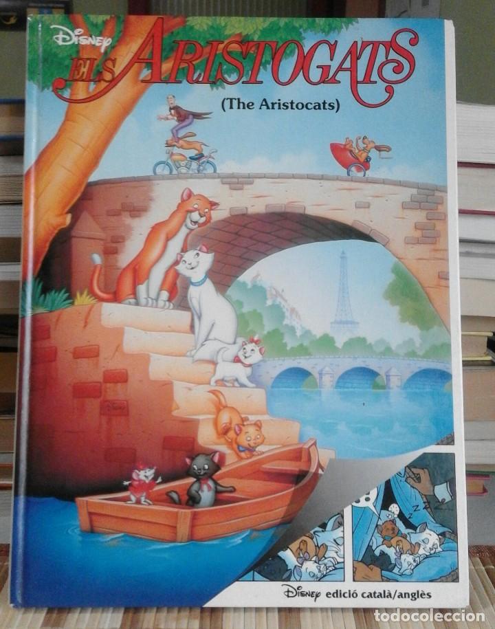 Libros de segunda mano: Els Aristogats - Disney - Edici&oacute;n catal&agrave;-angl&egrave;s - Foto 1