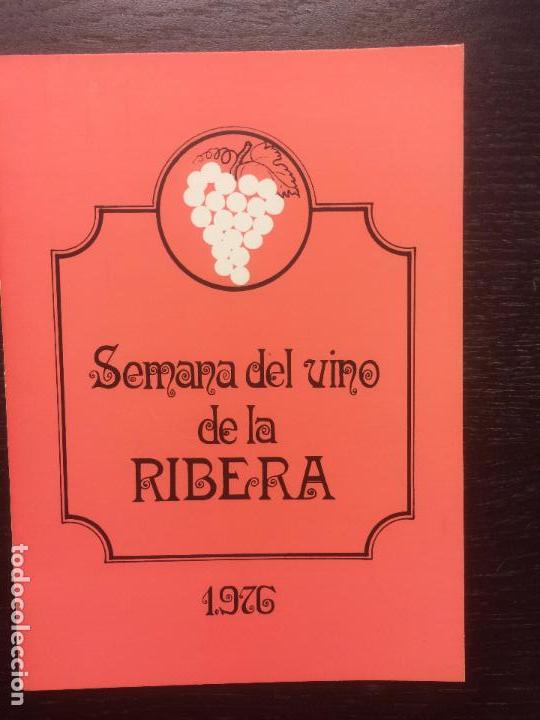Libros de segunda mano: SEMANA DEL VINO DE LA RIBERA 1976 - Foto 1