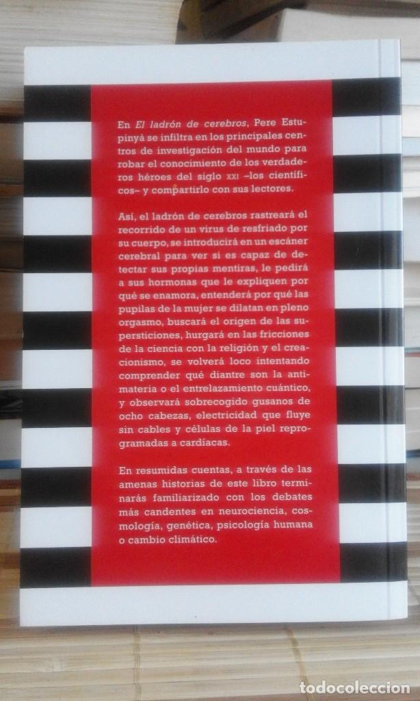 Libros de segunda mano: El ladr&oacute;n de cerebros - Pere Estupiny&agrave; - Foto 2