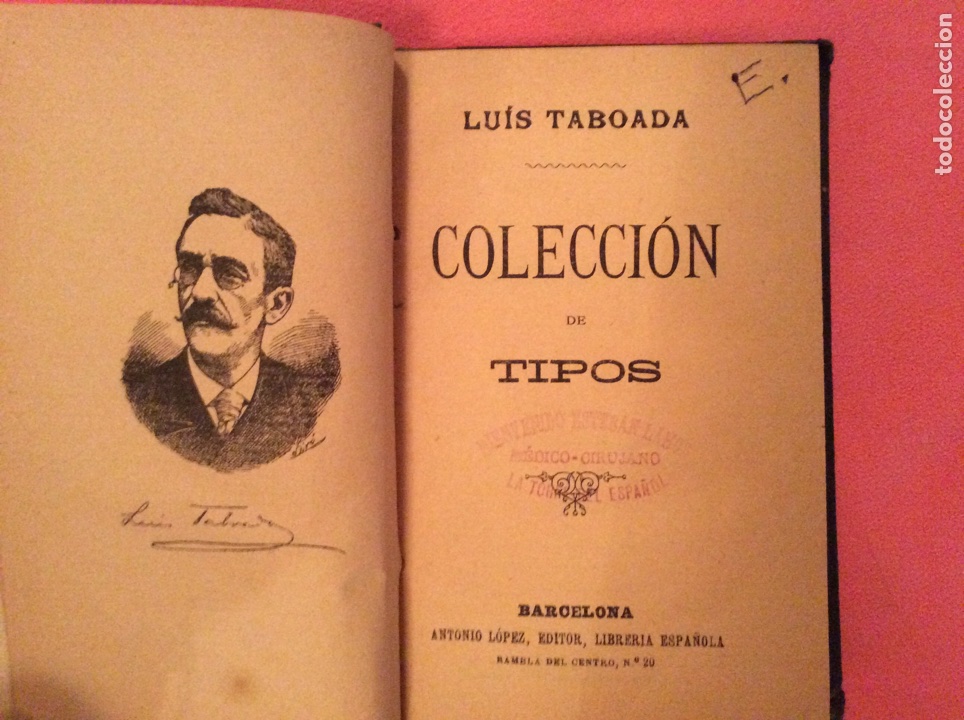 Libros de segunda mano: Colecci&oacute;n de tipos / Luis Taboada - anonio lopez editor - Foto 1