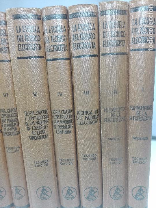 Libros de segunda mano: LA ESCUELA TÉCNICA ELECTRICISTA - 8 TOMOS - DEL I AL VII Y TOMO XII - EDIT. LABOR - 1947 - - Foto 11 - 302524583