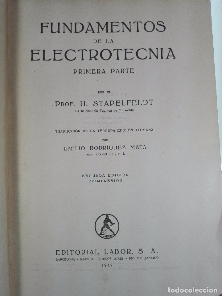 Libros de segunda mano: LA ESCUELA TÉCNICA ELECTRICISTA - 8 TOMOS - DEL I AL VII Y TOMO XII - EDIT. LABOR - 1947 - - Foto 4 - 302524583