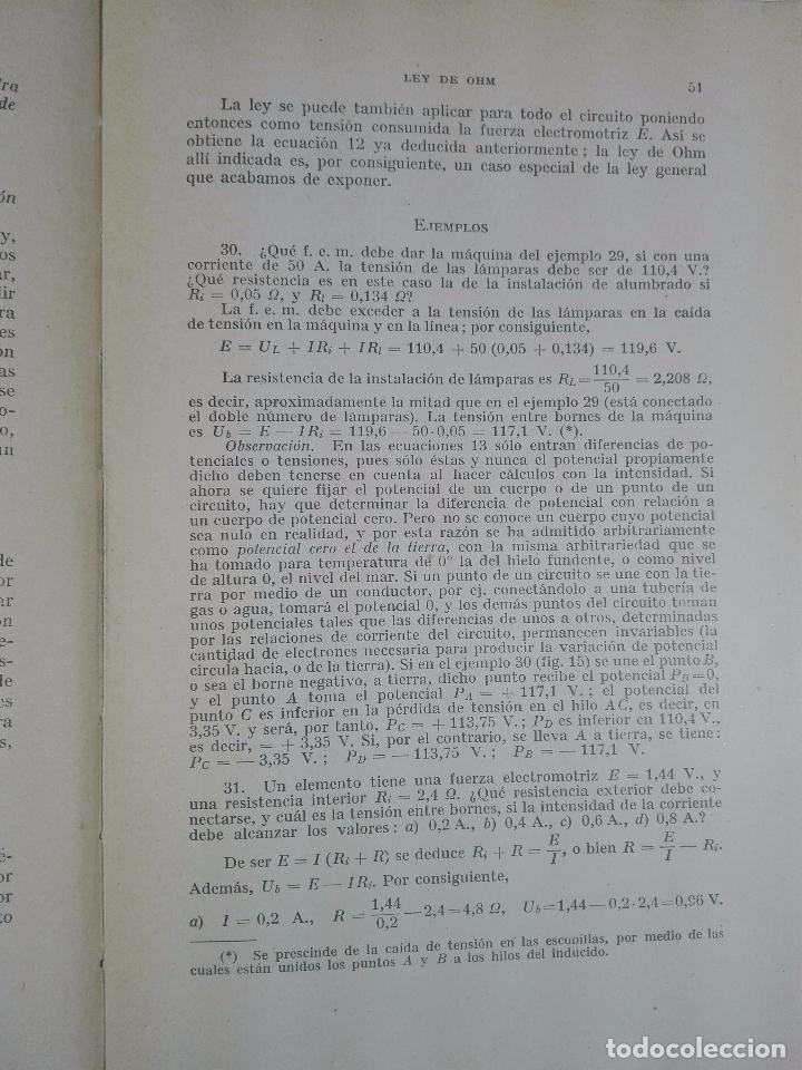 Libros de segunda mano: LA ESCUELA TÉCNICA ELECTRICISTA - 8 TOMOS - DEL I AL VII Y TOMO XII - EDIT. LABOR - 1947 - - Foto 8 - 302524583