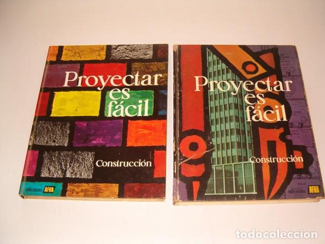 Libros de segunda mano: VV. AA. Proyectar es f&aacute;cil. Construcci&oacute;n. DOS TOMOS. RMT77219. - Foto 1