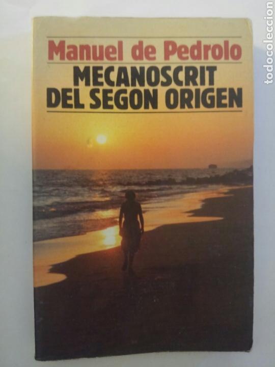 Libros de segunda mano: MECANOSCRIT DEL SEGON ORIGEN de Manuel de Pedrolo - Foto 1