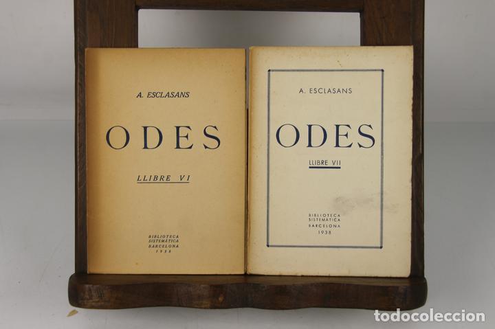 Libros de segunda mano: 4821- ODES. A. ESCLASANS. EDIT. BIBLIOTECA SISTEMATICA. 1938. LIBROS VI Y VII. - Foto 1