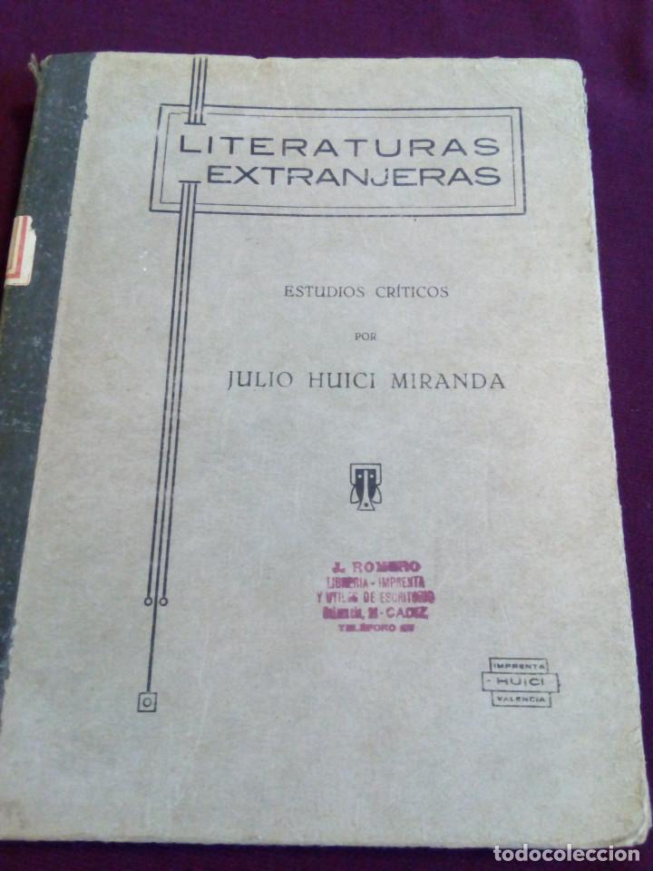 Libros de segunda mano: LITERATURAS EXTRANJERAS, ESTUDIOS CRITICOS - Foto 1