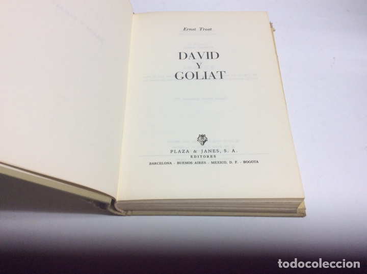 Libros de segunda mano: DAVID Y GOLIAT / ERNST TROST - PRIMERA EDICION 1967 ( israel ) - Foto 2