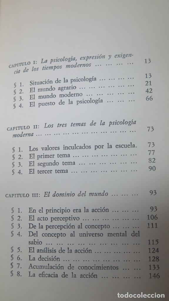Libros de segunda mano: LA PSICOLOGIA EN EL MUNDO MODERNO. PHILIPPE MULLER - Foto 3