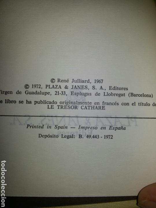 Libros de segunda mano: EL TESORO CATARO / Gerard de Sede / sin se&ntilde;ales de uso - Foto 3