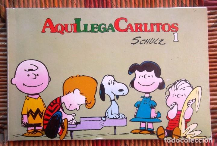 Libros de segunda mano: Aqu&iacute; llega Carlitos 1 Schulz Ed Lumen 1978 impecable v foto