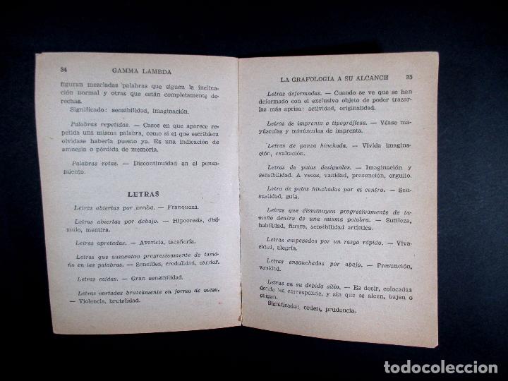 Libros de segunda mano: LIBRO , MANUALES CISNE N&ordm; 62 , LA GRAFOLOG&Iacute;A A SU ALCANCE - Foto 2