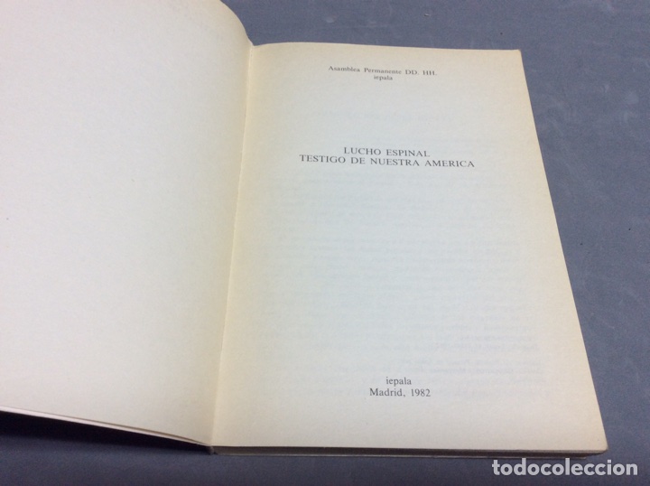 Libros de segunda mano: lucho espinal, testigo de nuestra america - Foto 2