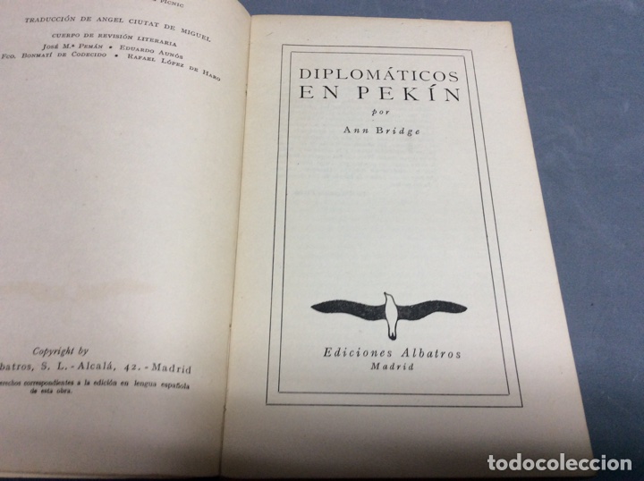 Libros de segunda mano: DIPLOMATICOS EN PEKIN / ANN BRIDGE - Foto 2