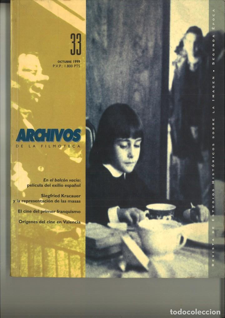 Gebrauchte B&uuml;cher: ARCHIVOS DE LA FILMOTECA N&ordm; 33 OCTUBRE 1999.