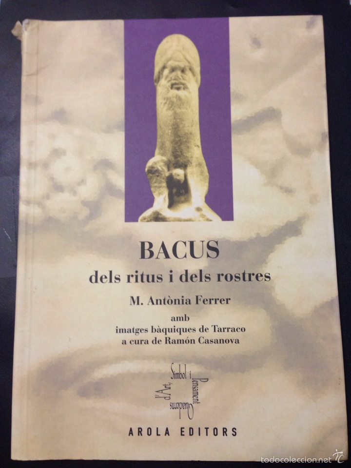 Libros de segunda mano: Libro Bacus dels ritus i dels rostres. M. Antonia Ferrer. - Foto 1