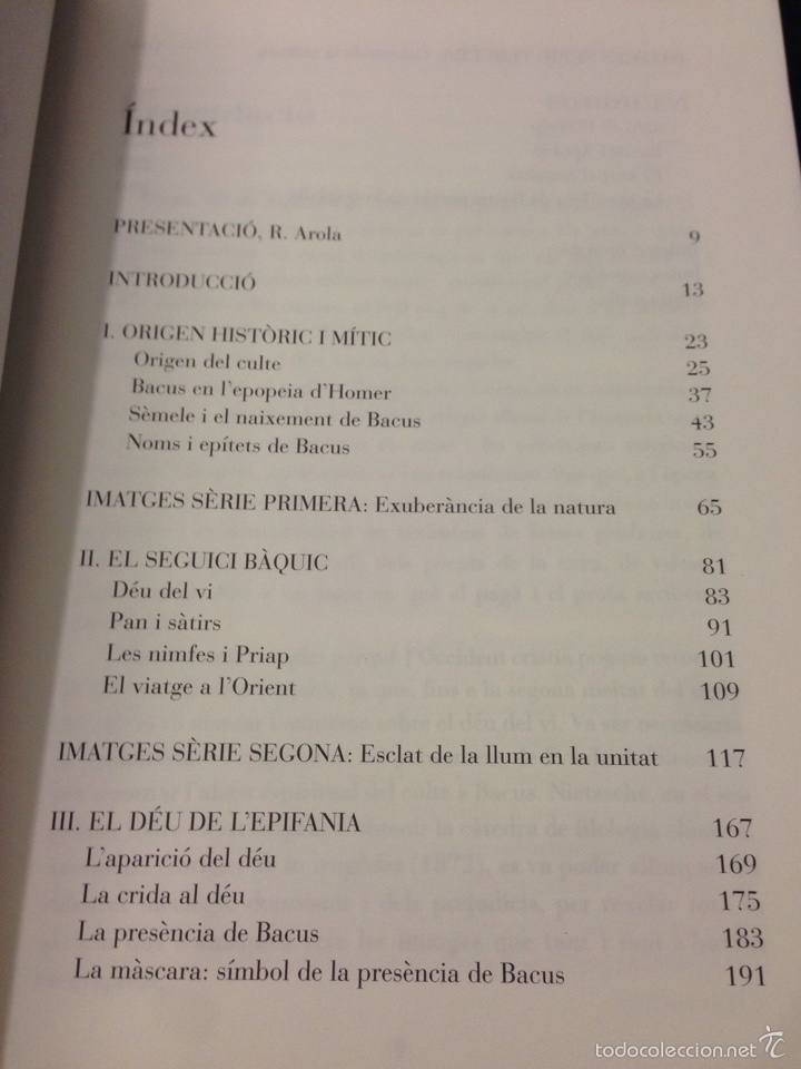Libros de segunda mano: Libro Bacus dels ritus i dels rostres. M. Antonia Ferrer. - Foto 6