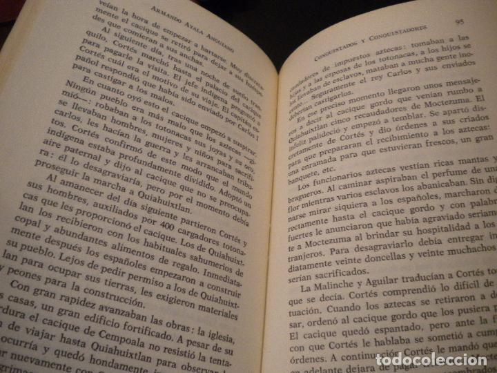 Libros de segunda mano: Conquistados y conquistadores / Armando Ayala Anguiano - Foto 2