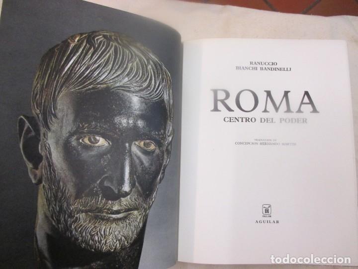 Libros de segunda mano: EL UNIVERSO DE LAS FORMAS - ROMA CENTRO DE PODER - AGUILAR 1970 + INFO - Foto 2