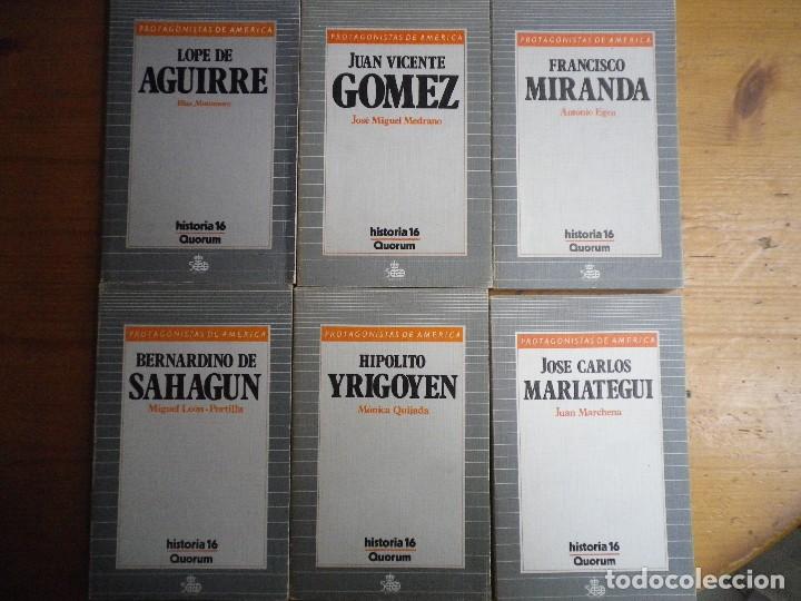 Libros de segunda mano: 6 LIBROS PROTAGONISTAS DE AMERICA HISTORIA 16 QUORUM - Foto 1