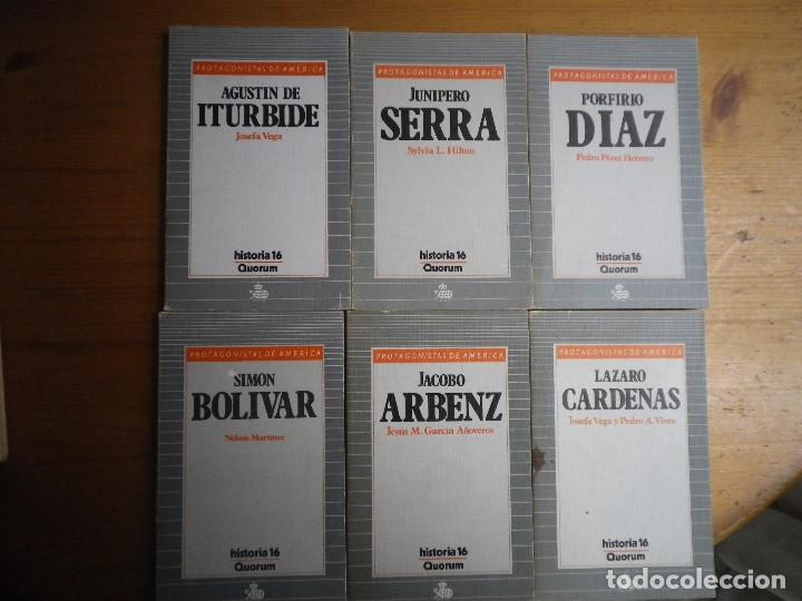 Libros de segunda mano: 6 LIBROS PROTAGONISTAS DE AMERICA HISTORIA 16 QUORUM - Foto 1
