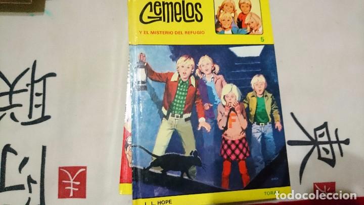 Libros de segunda mano: LOS GEMELOS Y EL MISTERIO DEL REFUGIO, L.L. HOPE - Foto 1