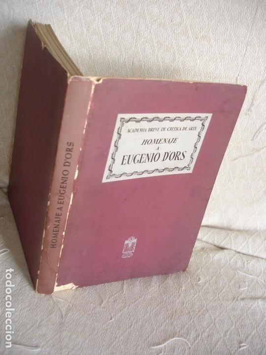 Libros de segunda mano: HOMENAJE A EUGENIO D&acute;ORS - Foto 2