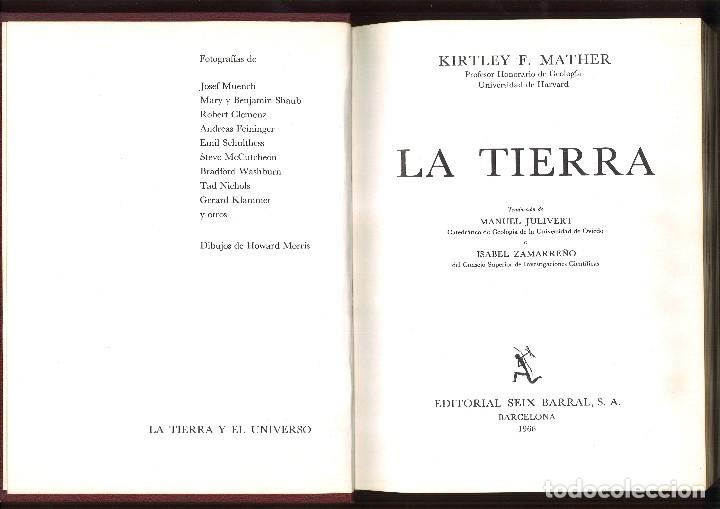 Libros de segunda mano: LA TIERRA. Kirtley F. Mather - Foto 1