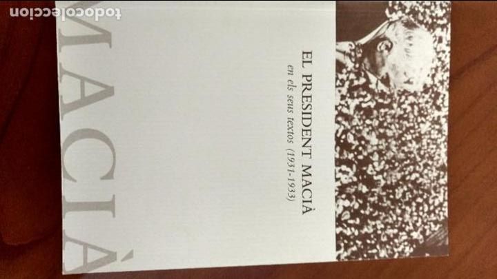 Libros de segunda mano: EL PRESIDENT MACI&Agrave; EN EL SEUS TEXTOS (1931-1933). FRANCESC MACI&Agrave;. - Foto 1
