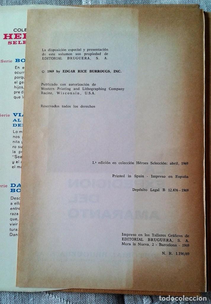 Libros de segunda mano: TARZAN LA EXPEDICI&Oacute;N DEL AMARANTO 1&ordf; ED. ABRIL 1969 - Foto 2