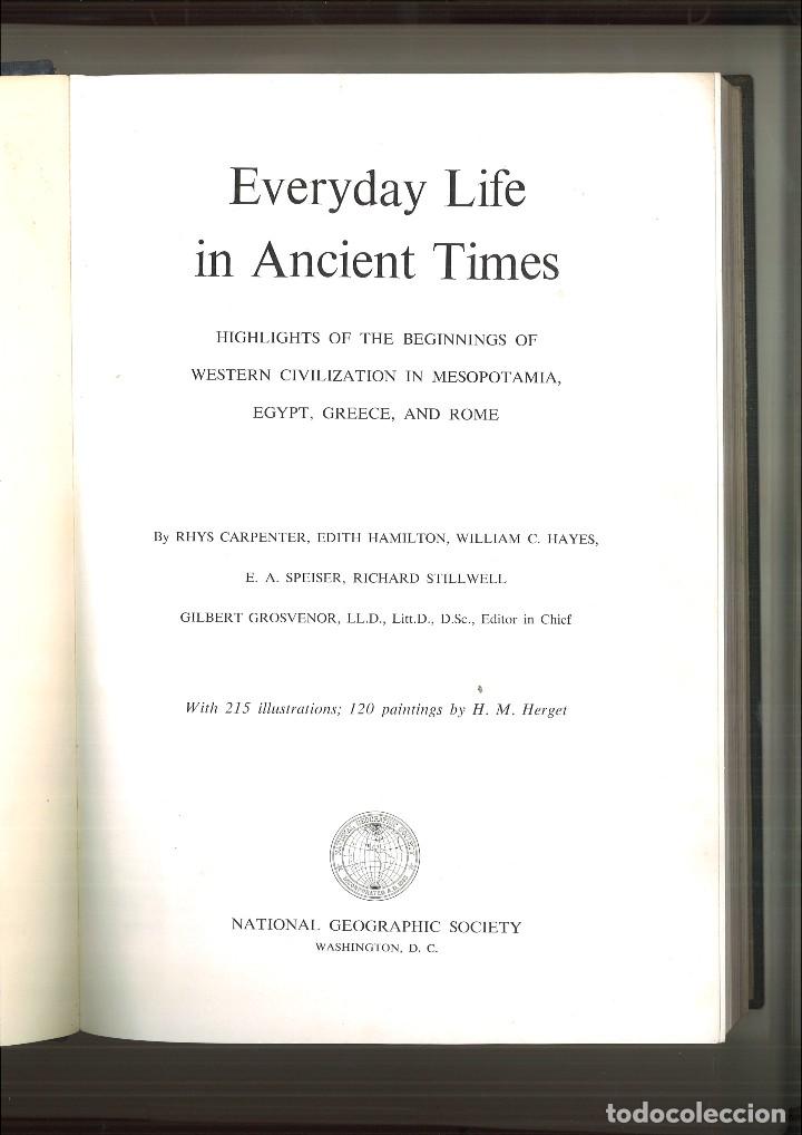 Libros de segunda mano: EVERYDAY LIFE IN ANCIENT TIMES. Rhys Carpenter. - Foto 1