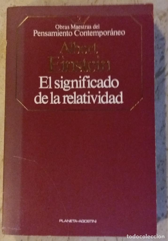 Libros de segunda mano: El significado de la relatividad - Albert Einstein - Foto 1
