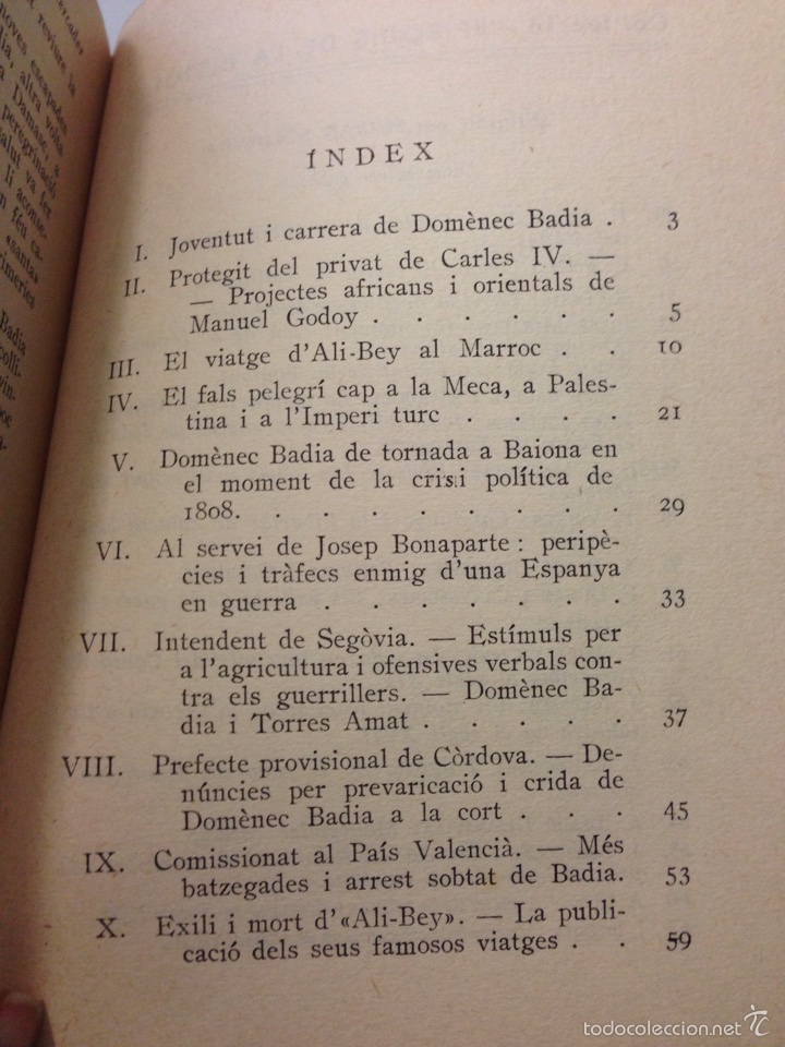 Libros de segunda mano: Libro Dom&egrave;nec Badia Ali-Bey. Joan Mercader - Foto 5