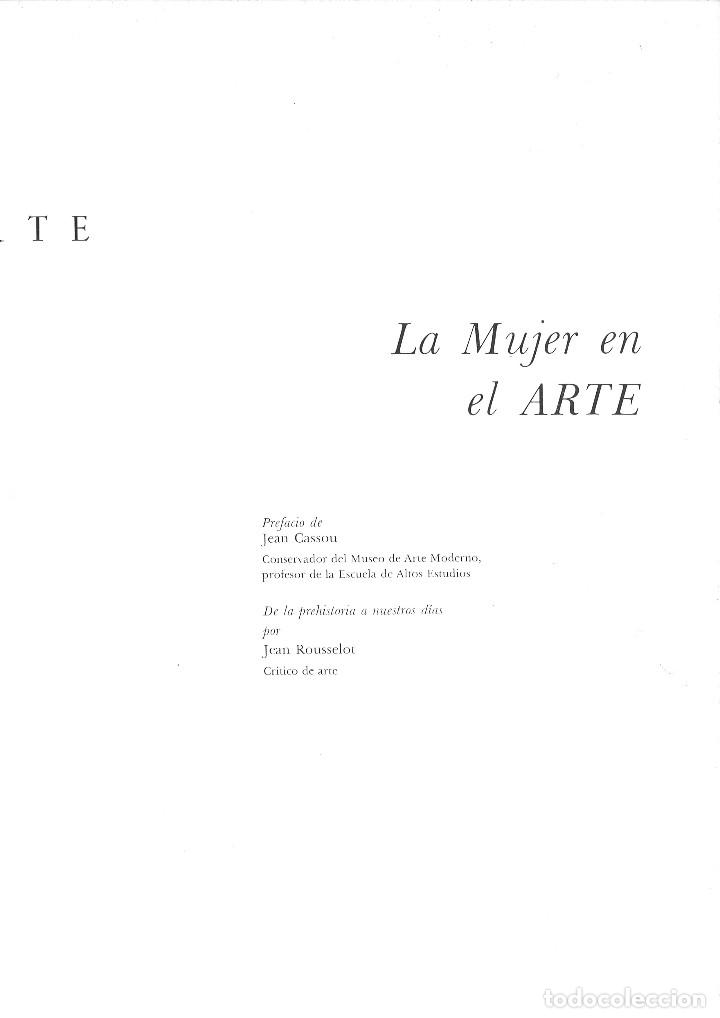 Libros de segunda mano: LA MUJER EN EL ARTE. Jean Rousselot - Foto 2