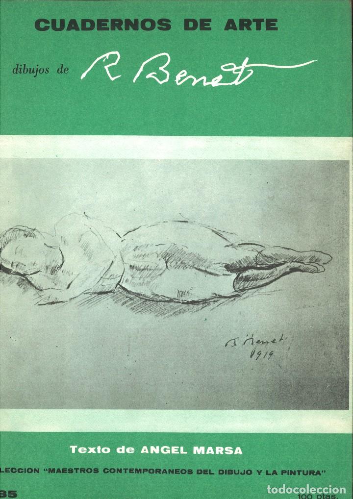 Libros de segunda mano: CUADERNOS DE ARTE DIBUJOS DE RAFAEL BENET. &Aacute;ngel Marsa - Foto 1