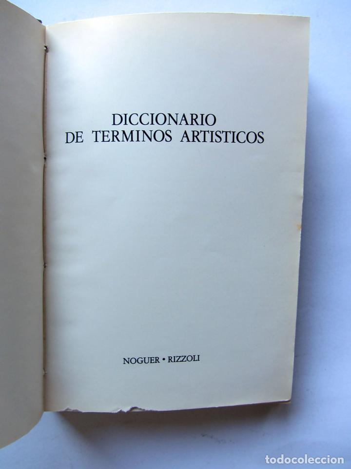 Libros de segunda mano: Diccionario de t&eacute;rminos art&iacute;sticos. - Foto 1