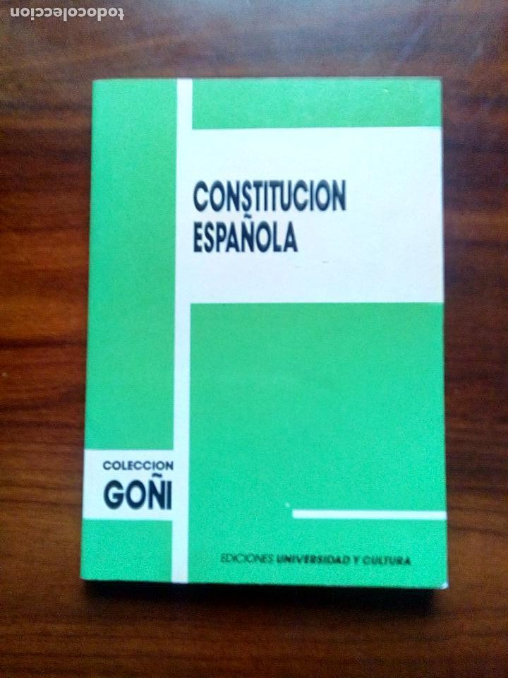 Libros de segunda mano: CONSTITUCION ESPA&Ntilde;OLA, COLECCION GO&Ntilde;I - Foto 1