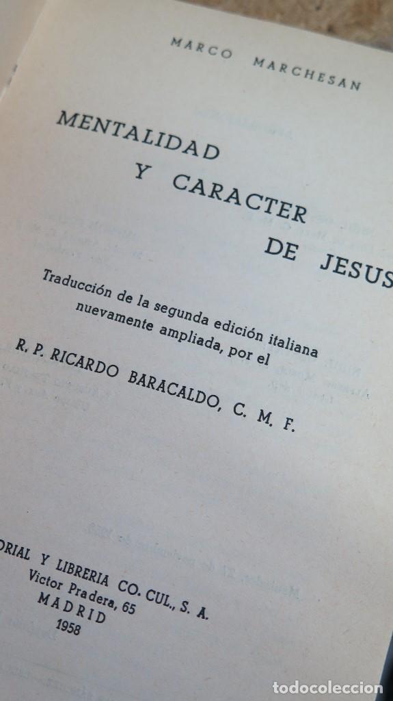 Libros de segunda mano: MENTALIDAD Y CARACTER DE JESUS. MARCO MARCHESAN - Foto 2