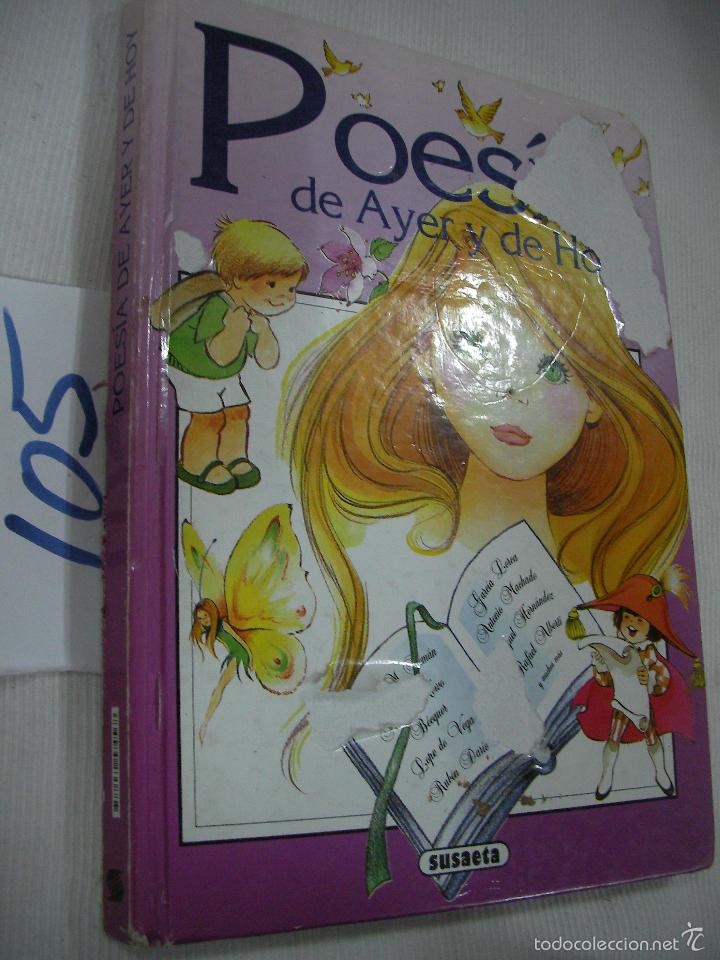 Libri di seconda mano: ANTIGUO LIBRO DE POESIAS DE AYER Y DE HOY