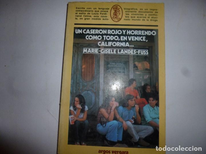 Gebrauchte B&uuml;cher: UN CASERON ROJO Y HORRENDO COMO TODO , EN VENICE , CALIFORNIA &middot;&middot;&middot;&middot;&middot;&middot; MARIE - GISELE LANDES- FUSS .