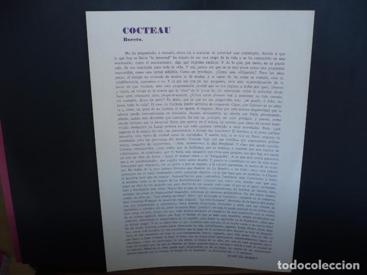 Libros de segunda mano: Eleg&iacute;a para Jean Cocteau por Juan Gil Albert. - Foto 5